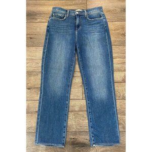 L'Agence Jeans Shane Midrise Slouchy Straight Size 26